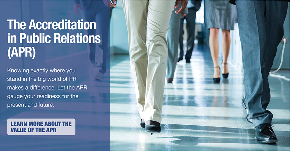 April is Accreditation in Public Relations Month